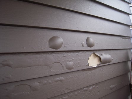 Blistering or Bubbling Siding